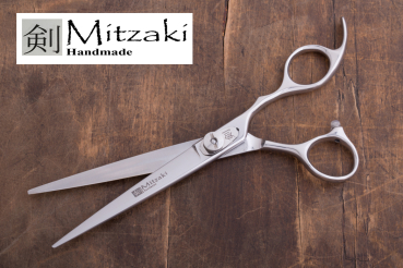 Mitzaki-nihon700, 7.0 Zoll ,Scherenklingen aus Japanstahl mit Rockwell 62, für alle Schneidtechniken geeignet- PREMIUMQUALITÄT